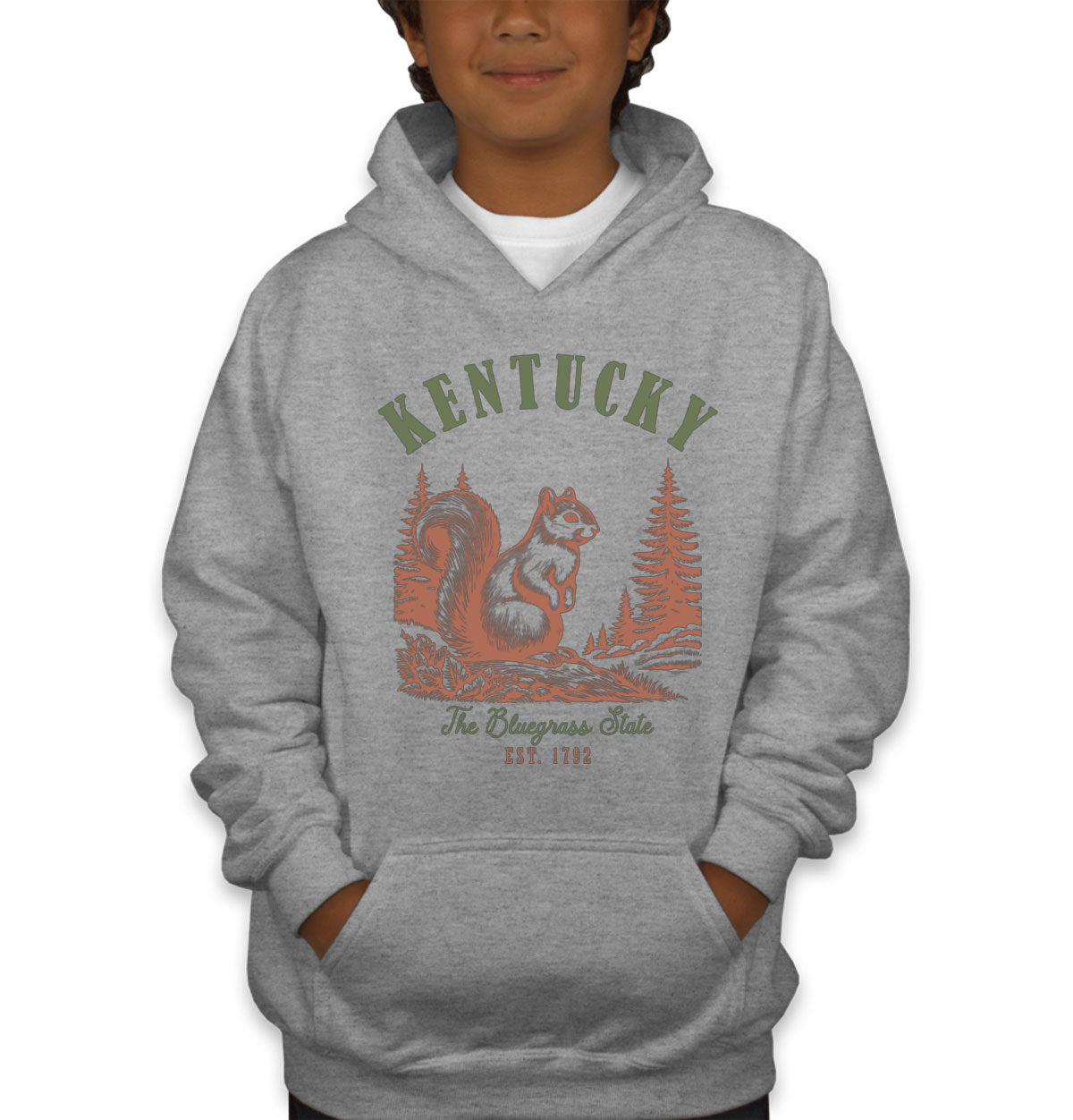 Kentucky State Vintage Youth Hoodie