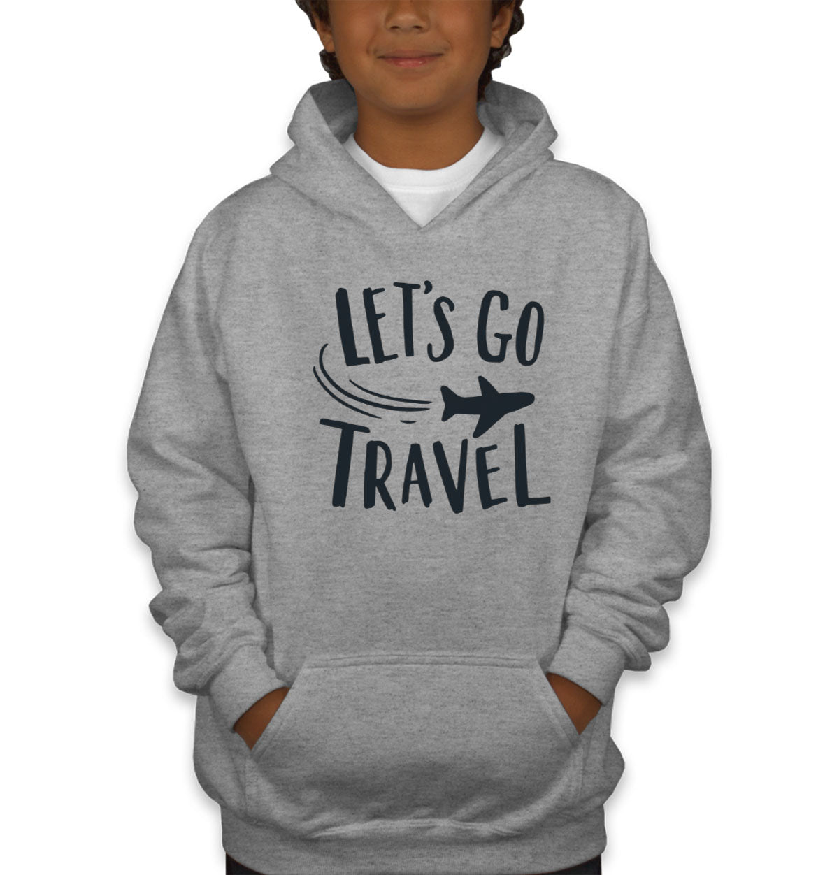 Let's Go Travel Youth Hoodie