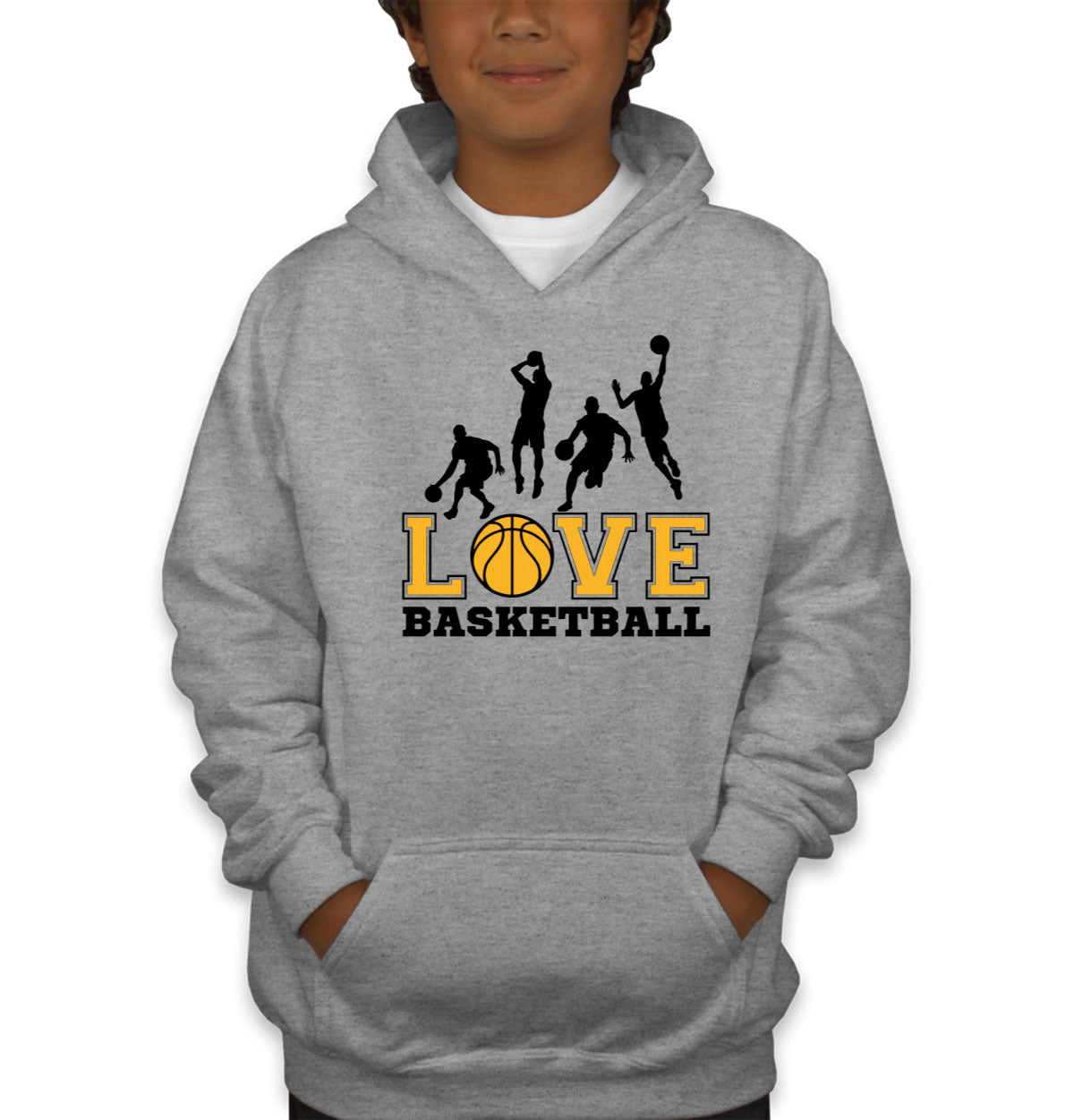 Love Basketball Youth Hoodie