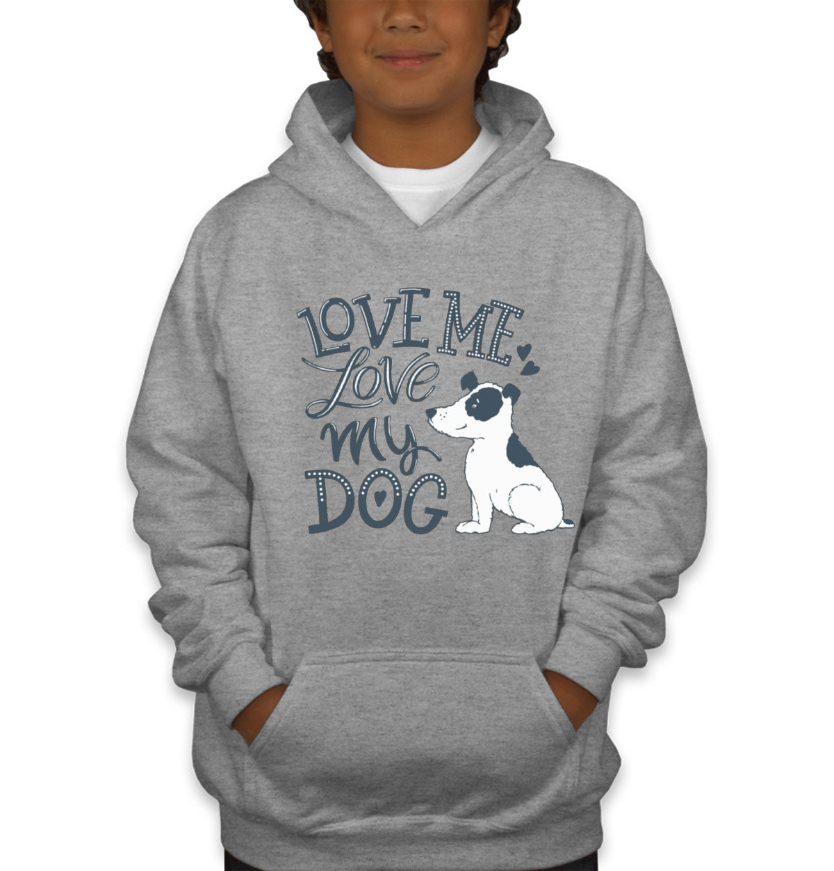 Love Me Love My Dog Youth Hoodie