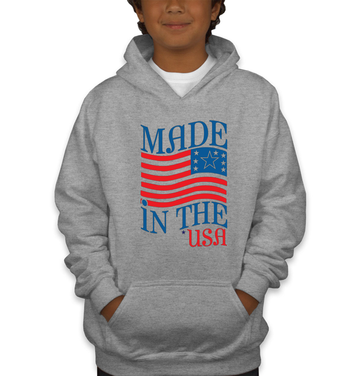 Made In The USA Patriotic Youth Hoodie