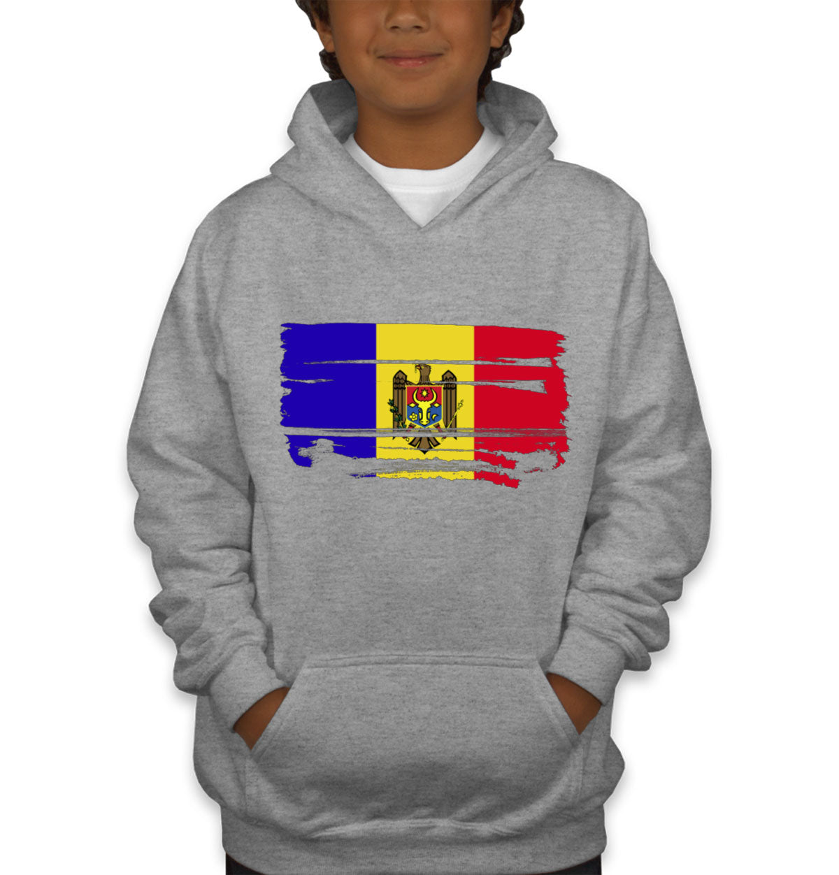 Moldova Flag Youth Hoodie