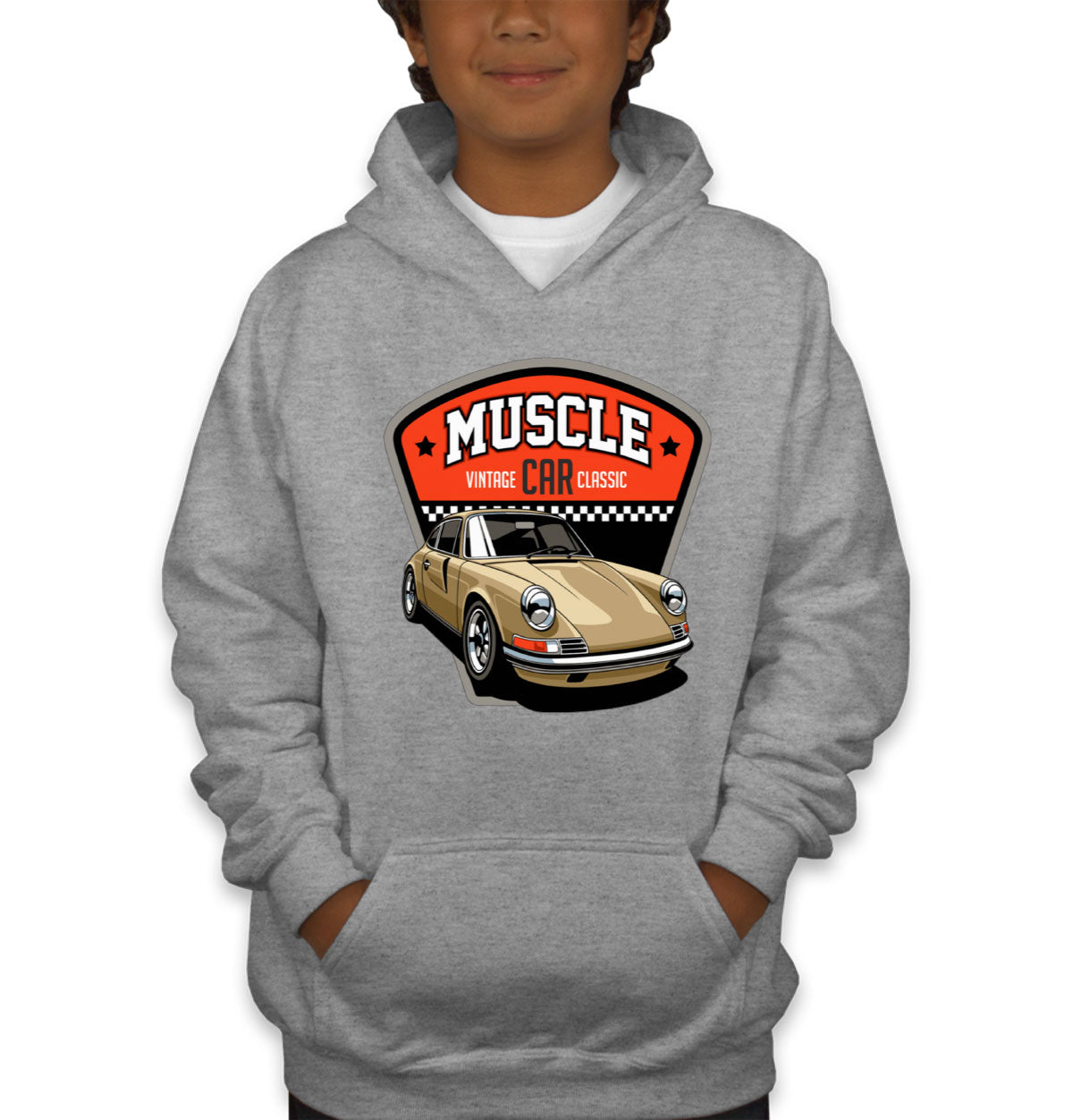 Muscle Car Youth Hoodie