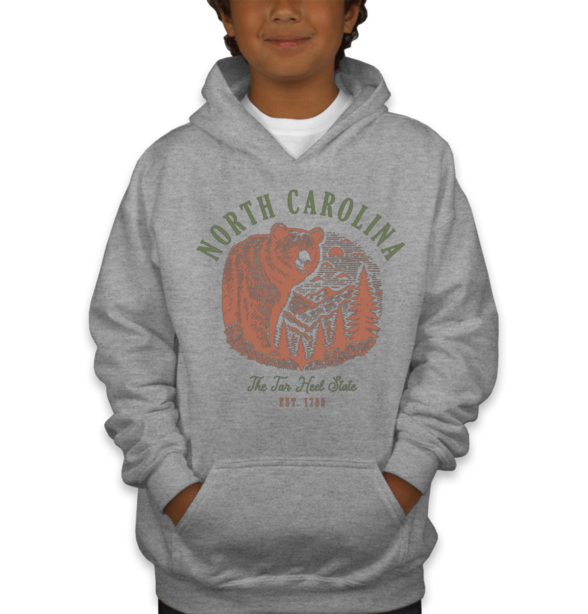 North Carolina State Vintage Youth Hoodie