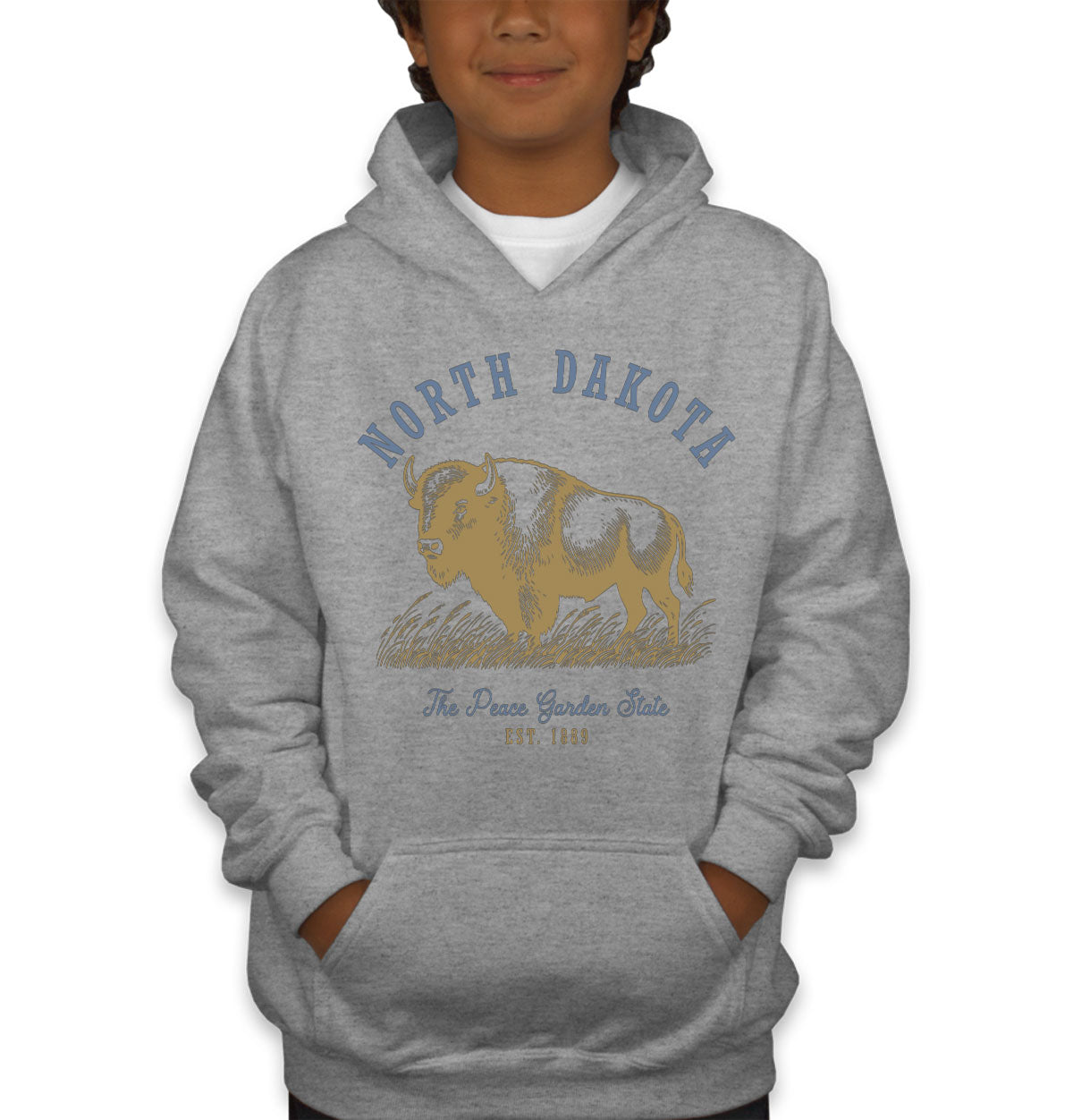 North Dakota State Vintage Youth Hoodie