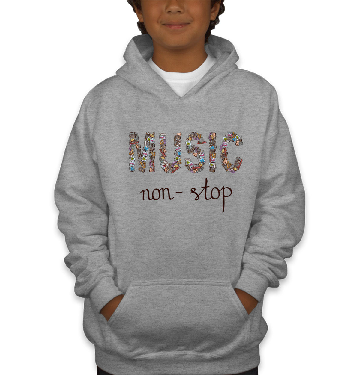 Music Non-Stop Youth Hoodie