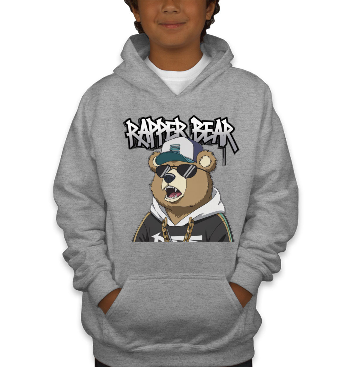 Rapper Bear Youth Hoodie
