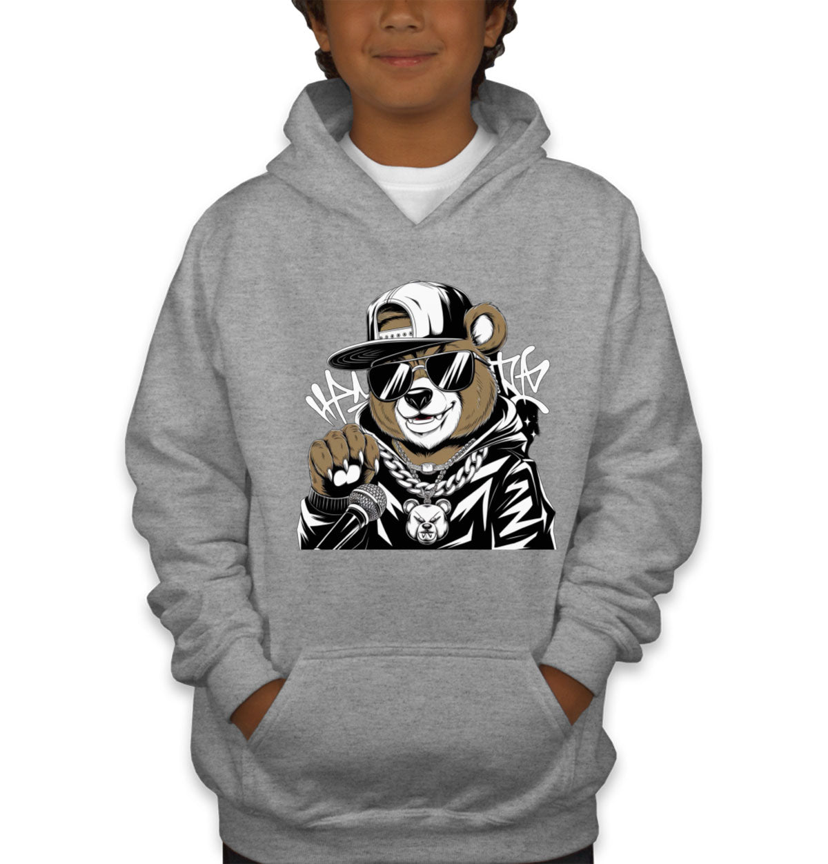 Rapper Bear Youth Hoodie