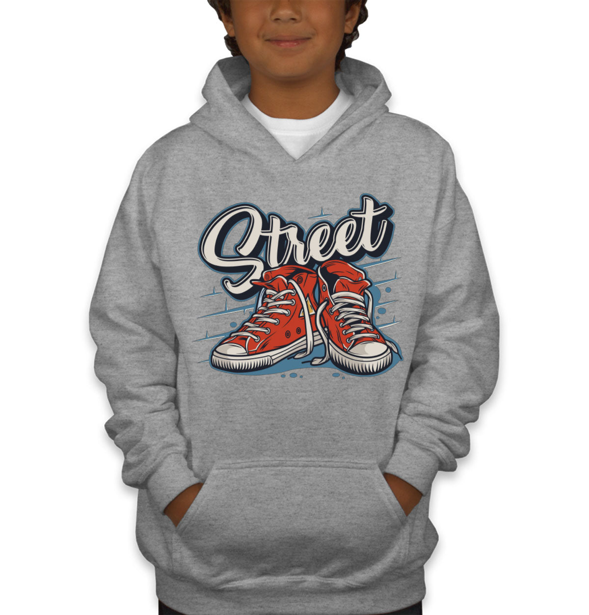 Street Sneakers Youth Hoodie