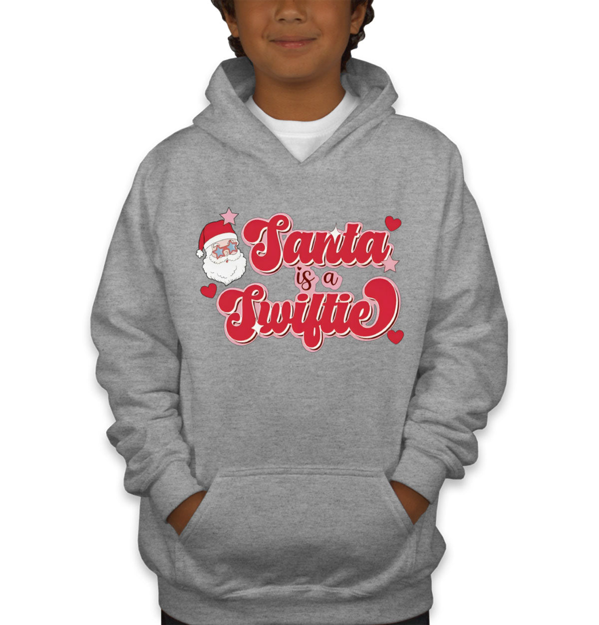 Santa Is A Swiftie Youth Hoodie