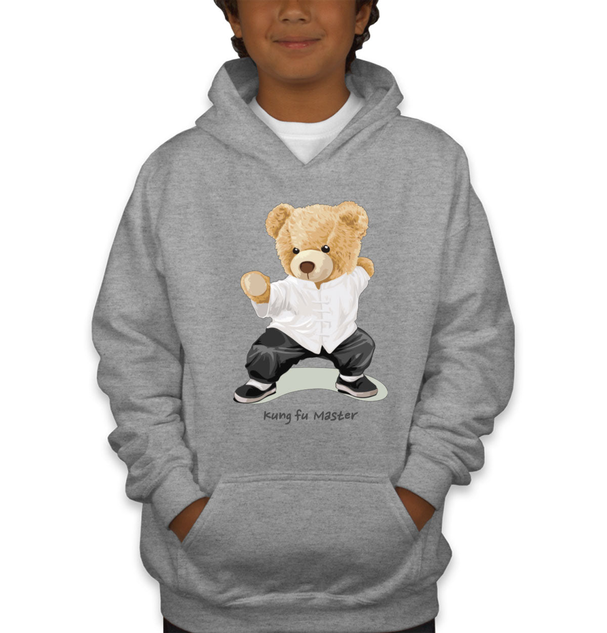 Teddy Bear Kung Fu Youth Hoodie