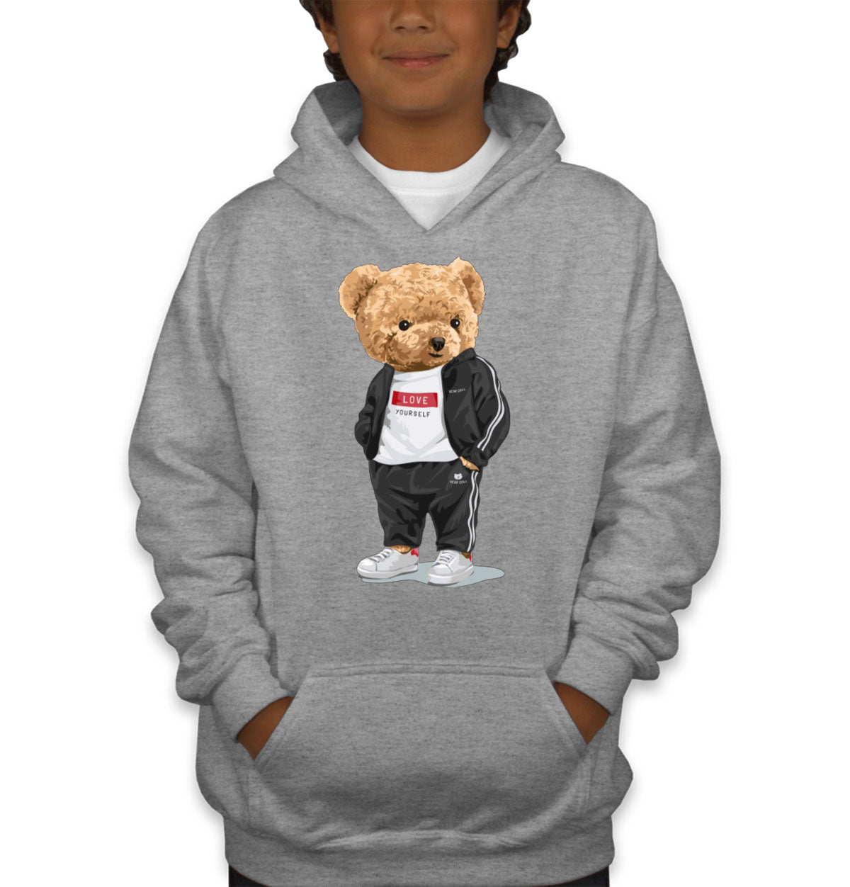 Teddy Bear Love Youth Hoodie