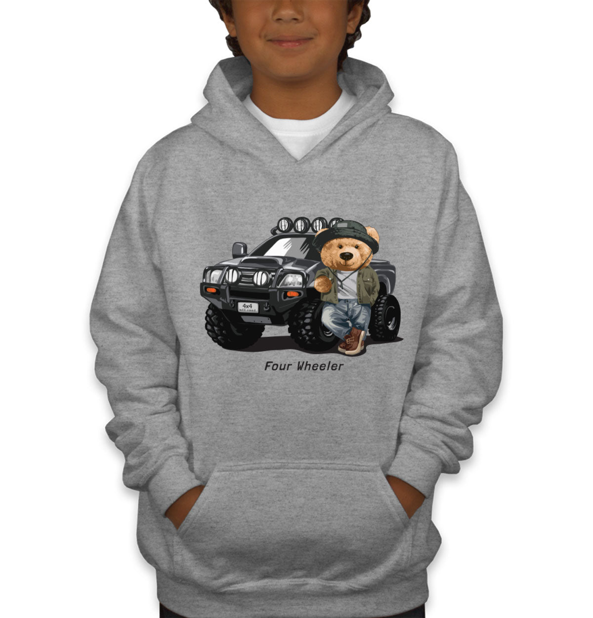 Teddy Bear Off Road Youth Hoodie