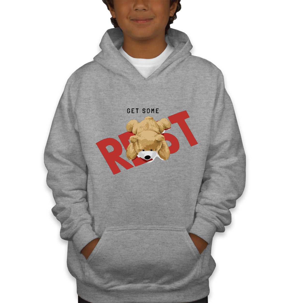 Teddy Bear Get Some Rest Youth Hoodie