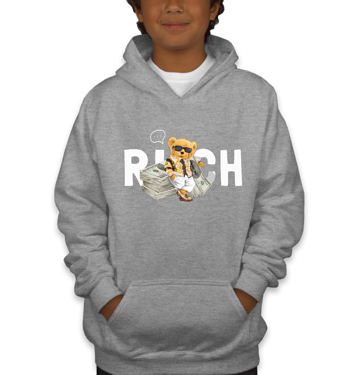 Teddy Bear Rich Youth Hoodie