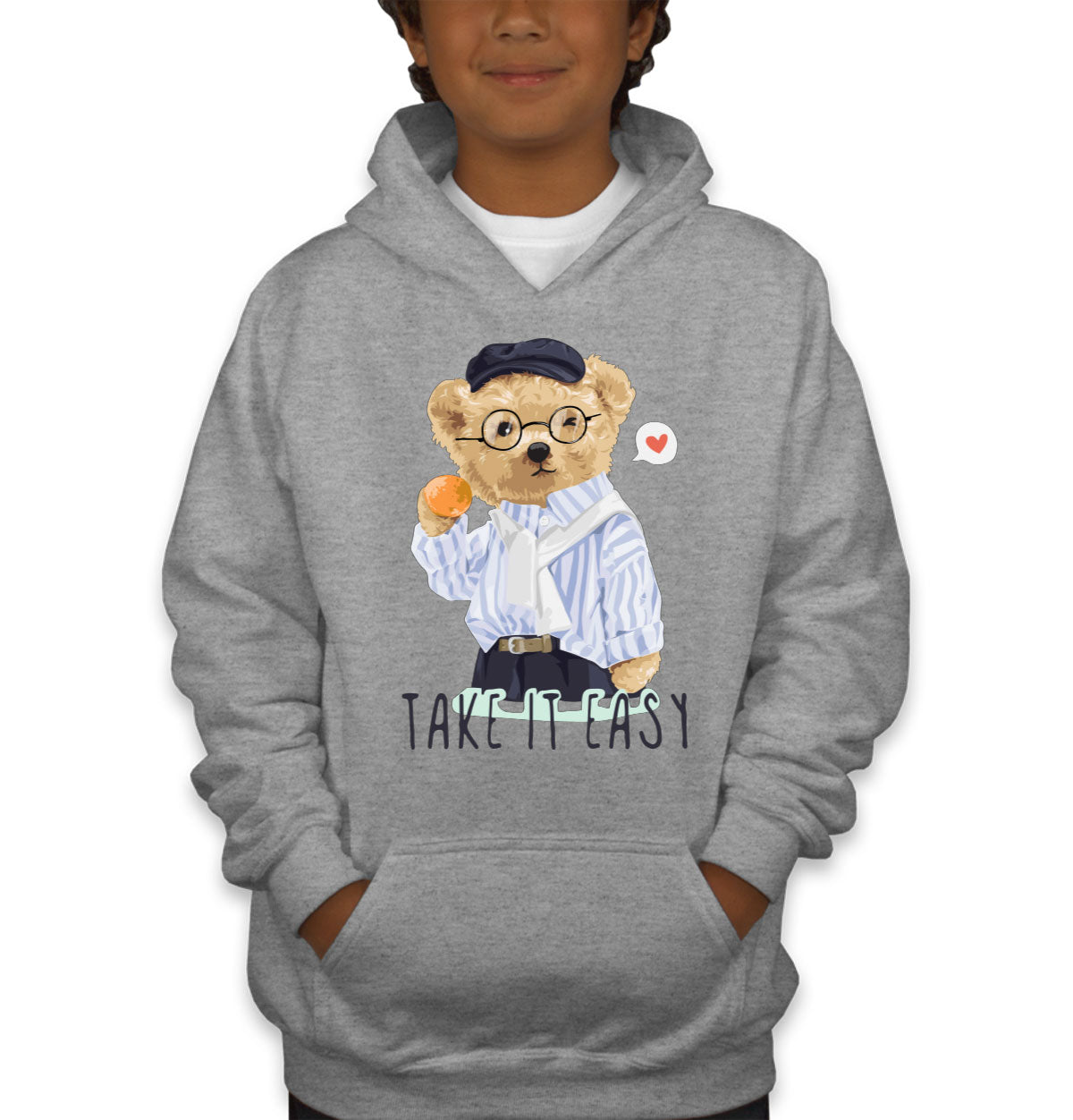 Teddy Bear Take It Youth Hoodie