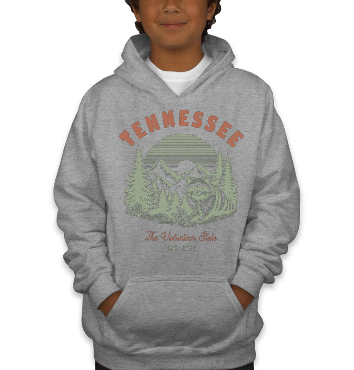 Tennessee State Vintage Youth Hoodie