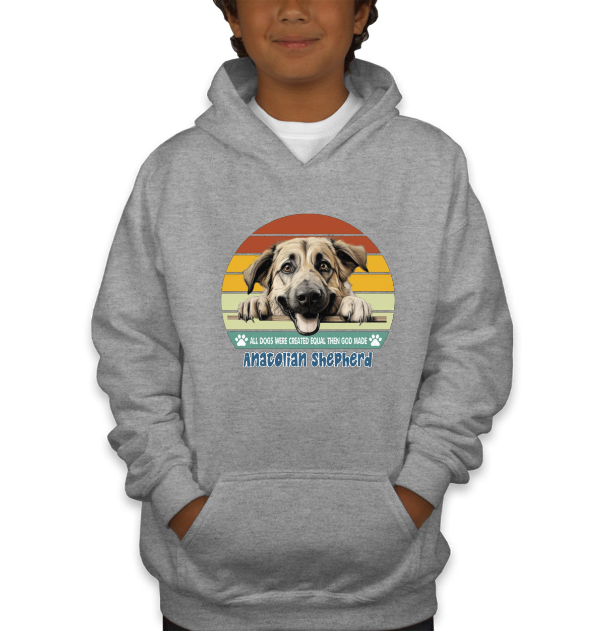 All Dogs Were Created Equal Anatolian Shepherd Youth Hoodie