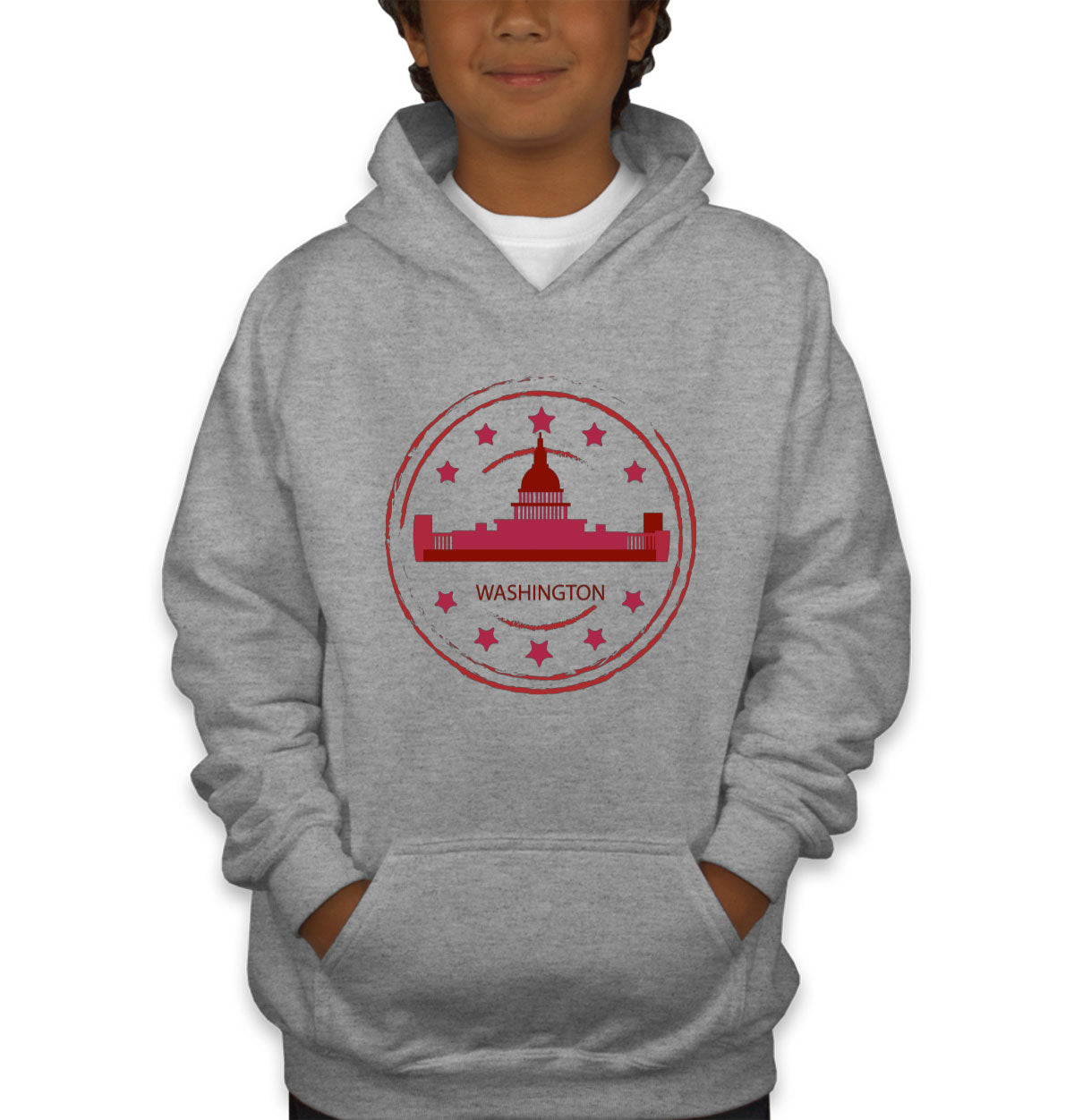Washington Stamp Youth Hoodie