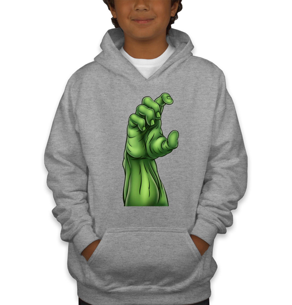 Zombie Monster Hand Halloween Youth Hoodie