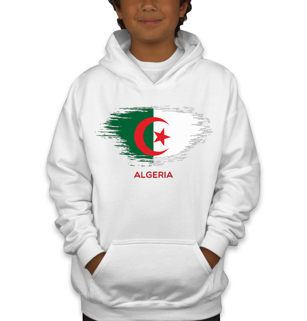 Algeria Flag Youth Hoodie