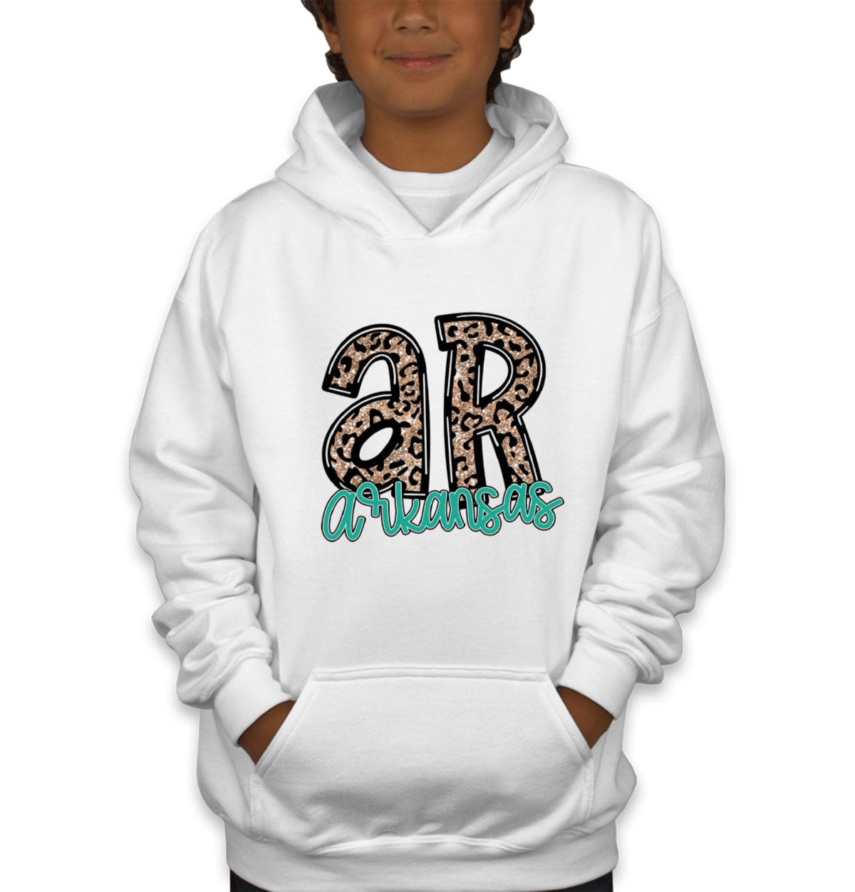 Arkansas State Abbreviation Youth Hoodie