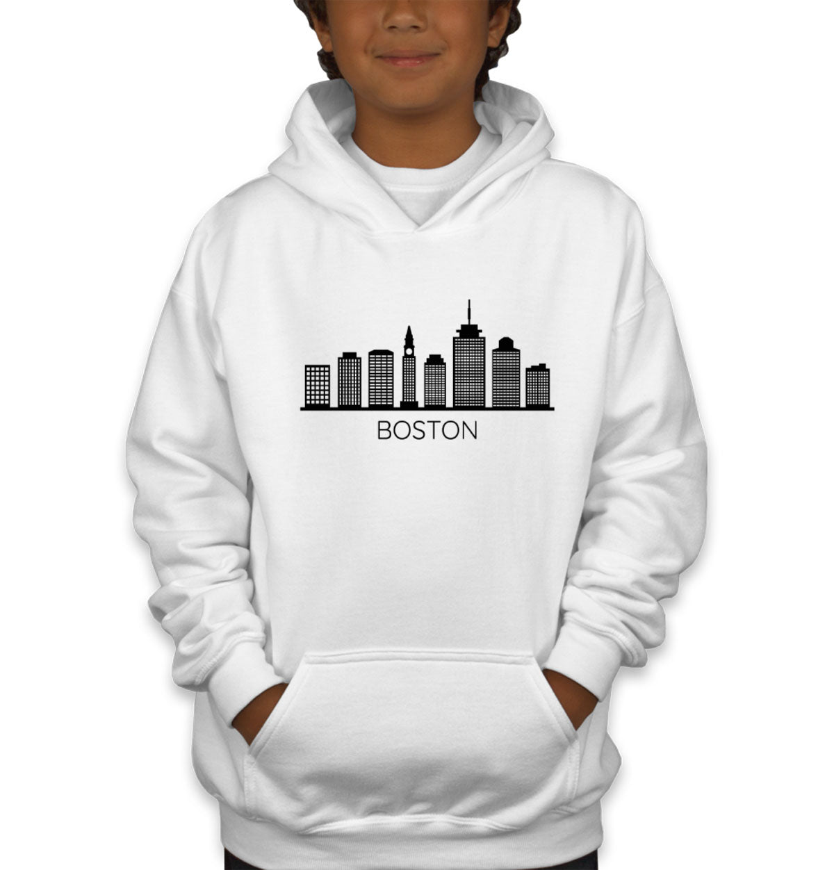 Boston Skyline Youth Hoodie