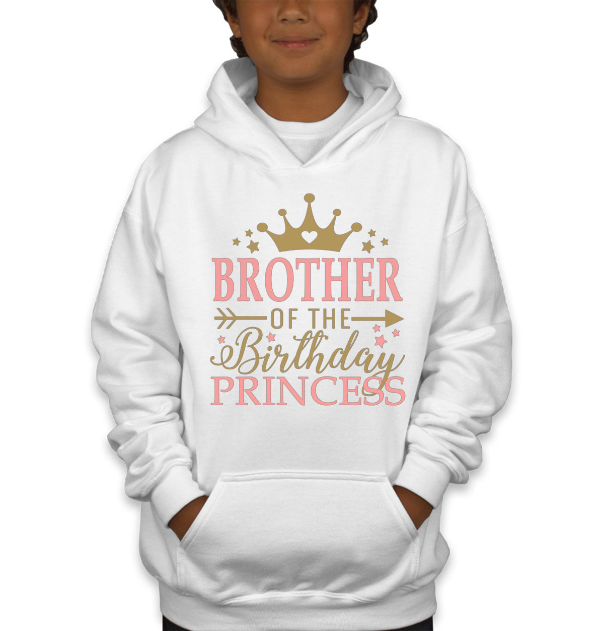 Brother Of The Birthday Princess Youth Hoodie