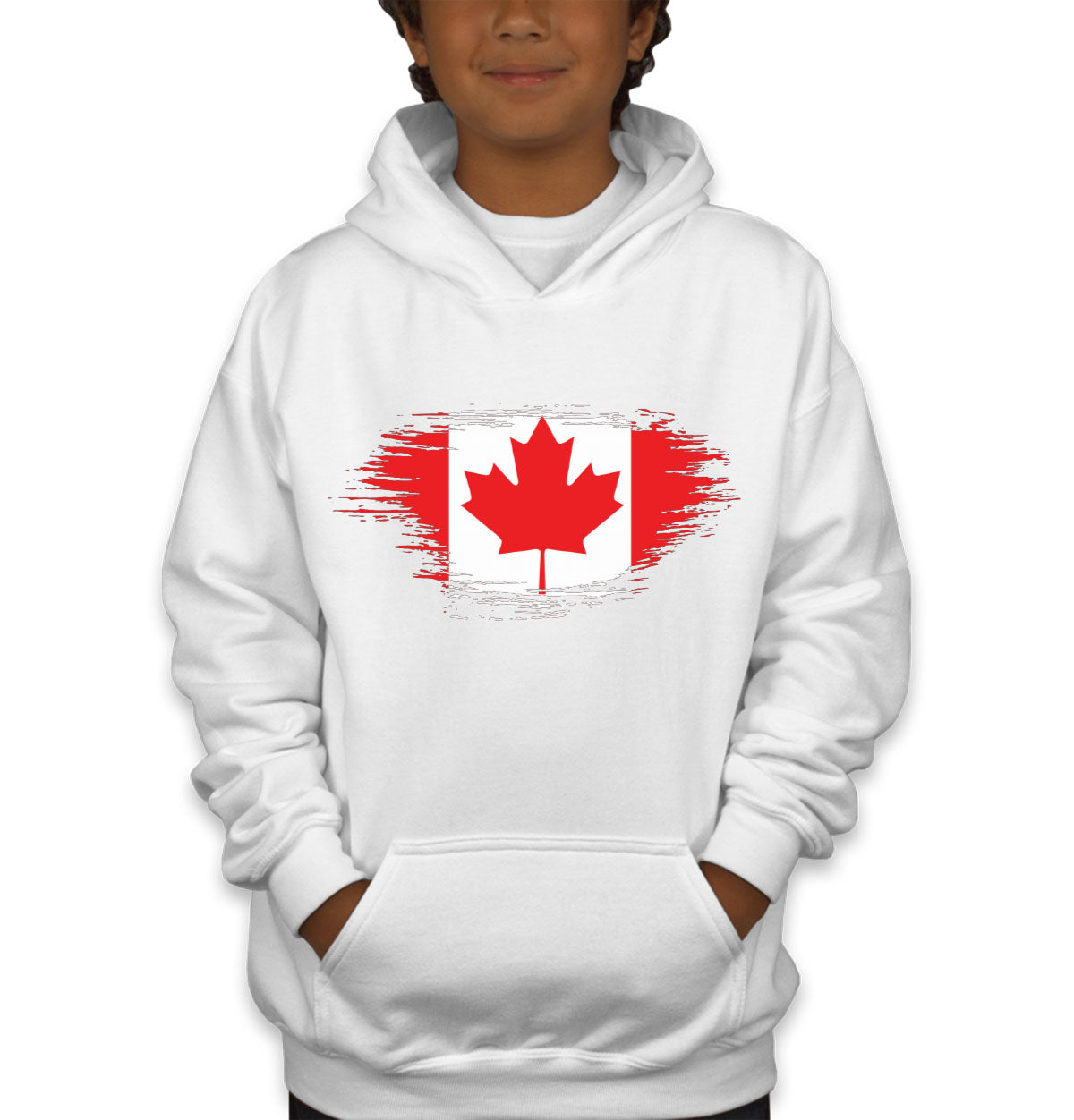 Canada Flag Youth Hoodie