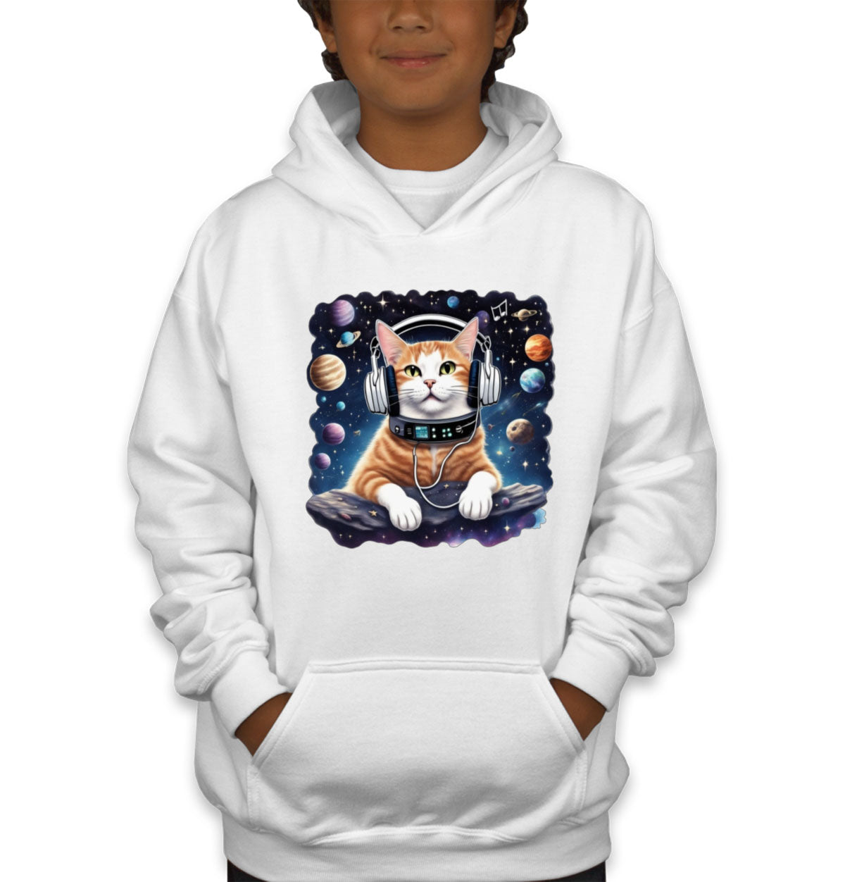 Cat In Space Youth Hoodie