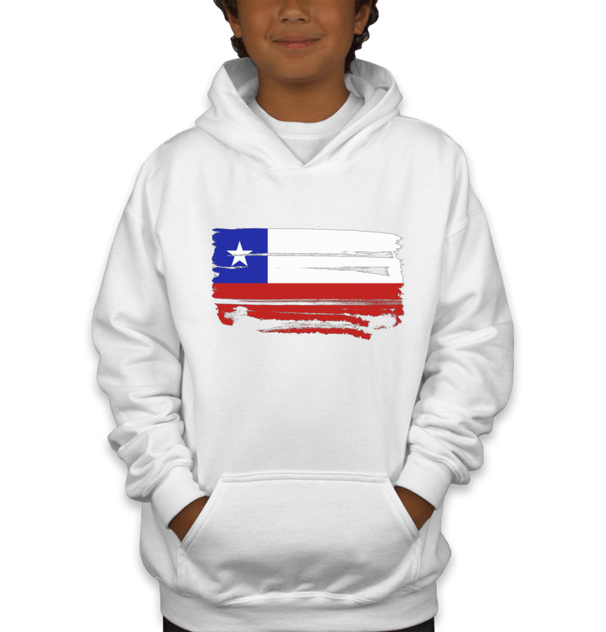 Chile Flag Youth Hoodie