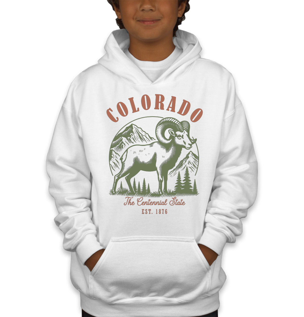Colorado State Vintage Youth Hoodie
