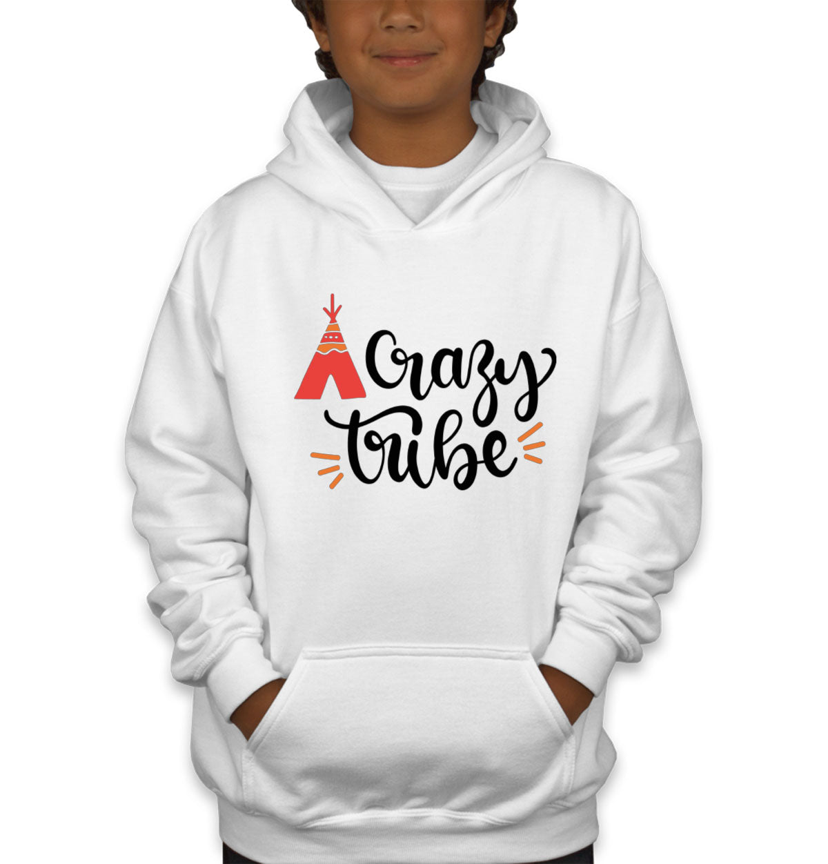 Crazy Tribe Camping Youth T-shirt
