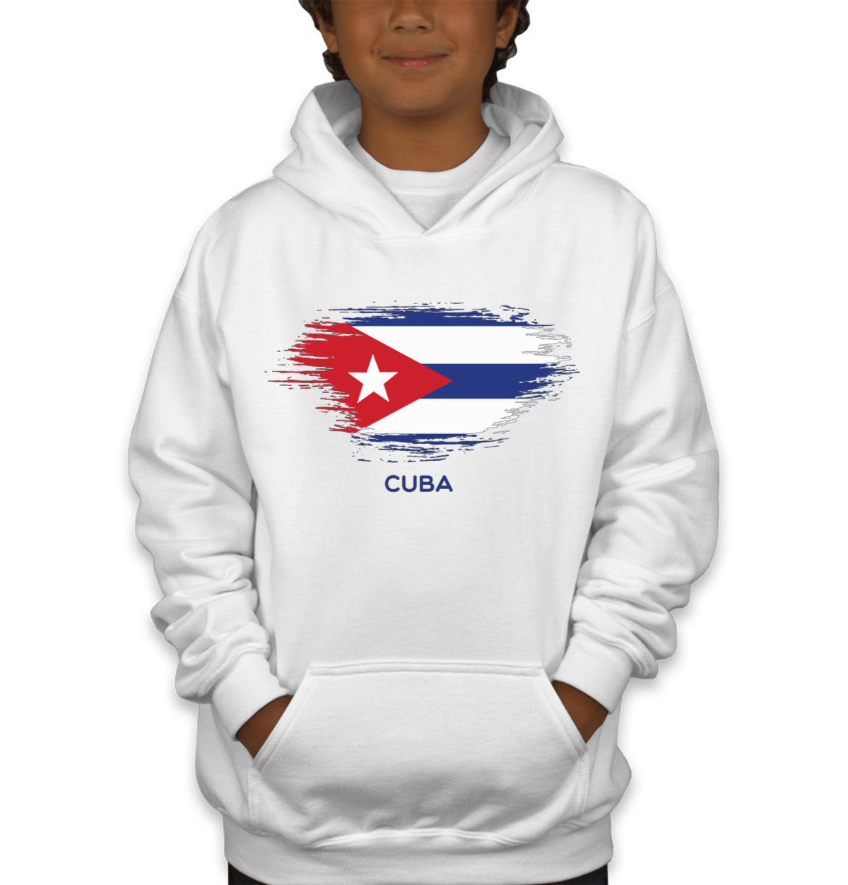 Cuba Flag Youth Hoodie