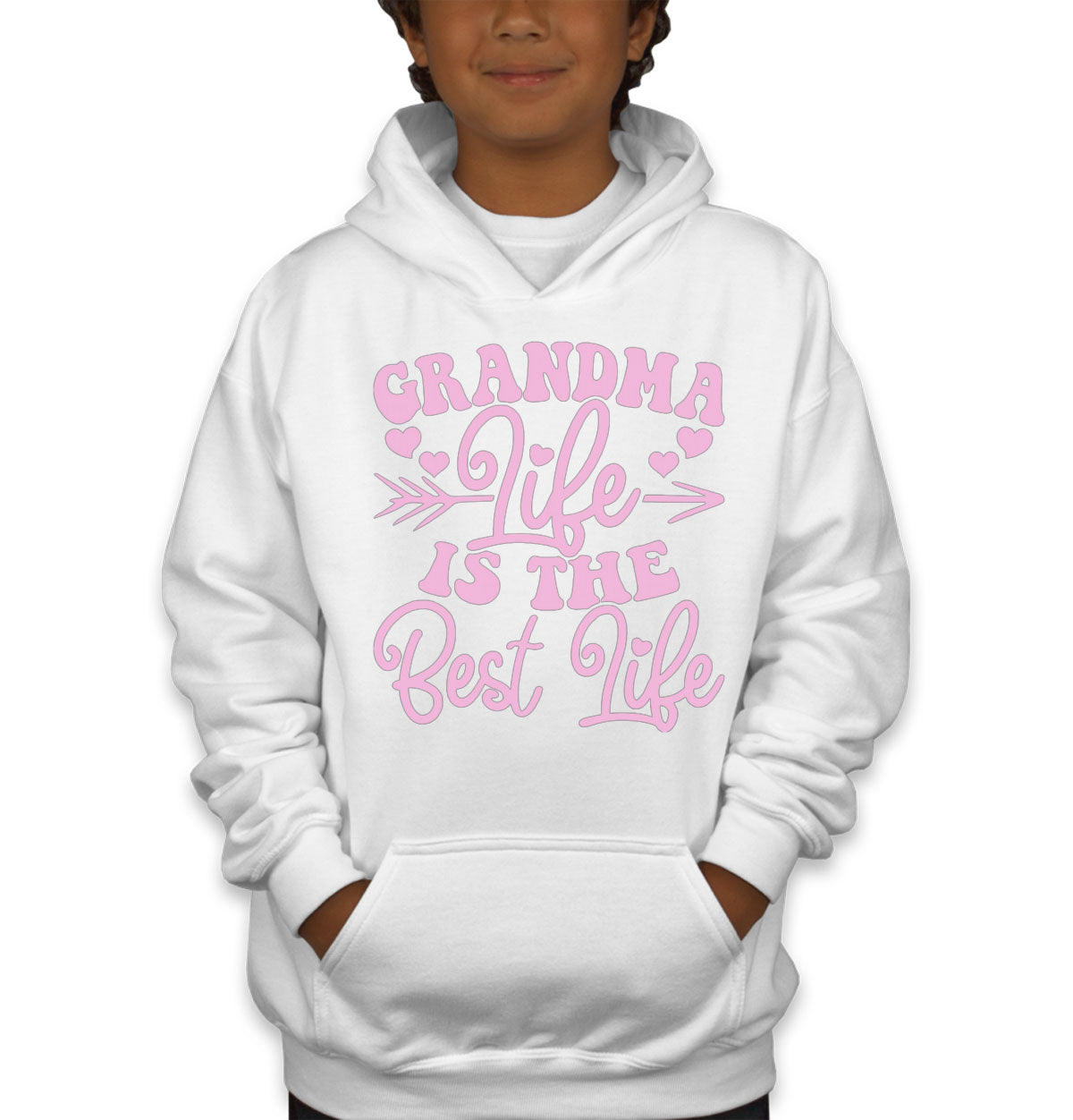 Grandma Life Is The Best Life Youth Hoodie