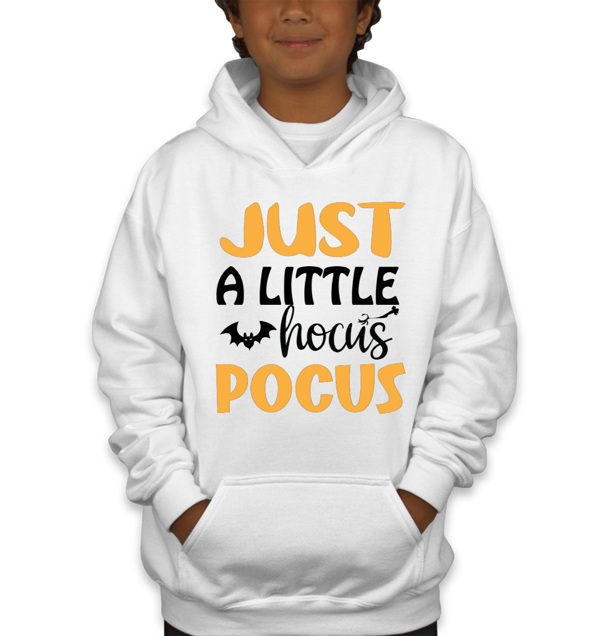 Just A Little Hocus Pocus Halloween Youth Hoodie