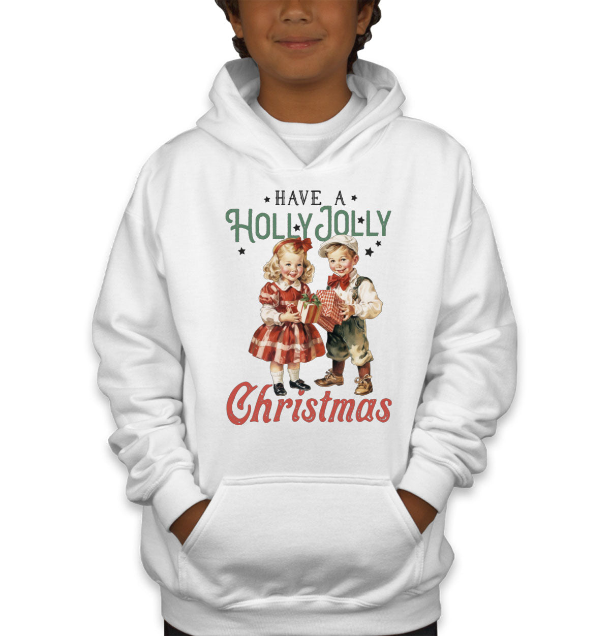 Have A Holly Jolly Christmas Youth Hoodie