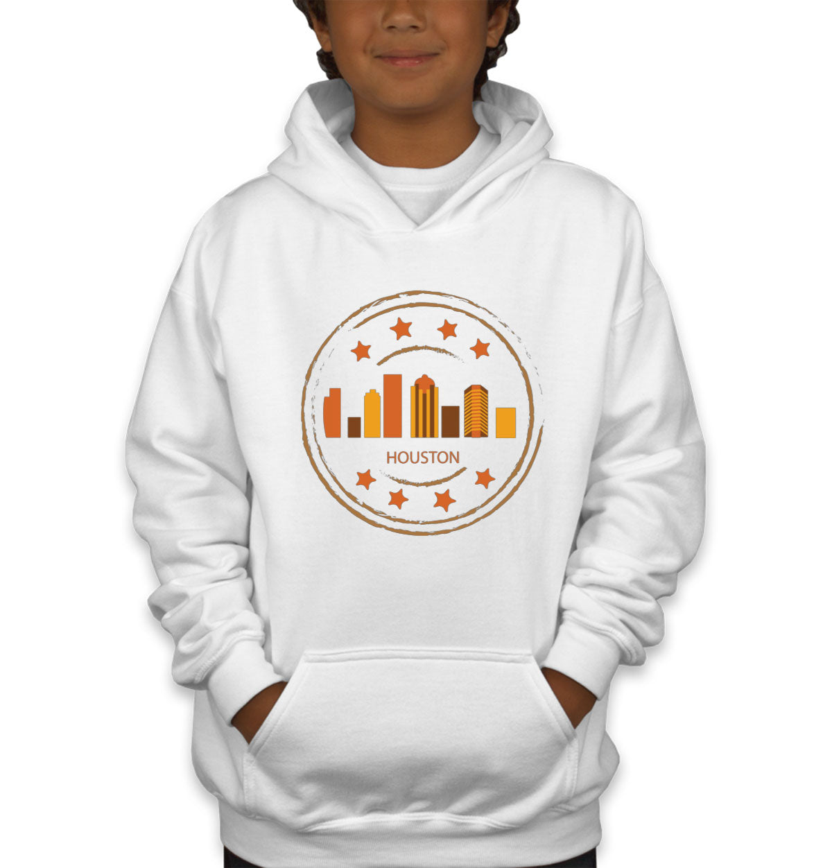 Houston Stamp Youth Hoodie