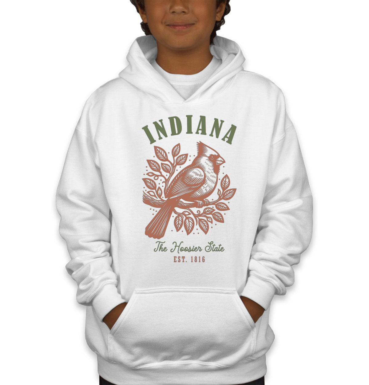 Indiana State Vintage Youth Hoodie