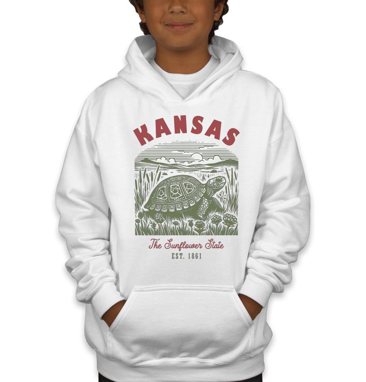 Kansas State Vintage Youth Hoodie