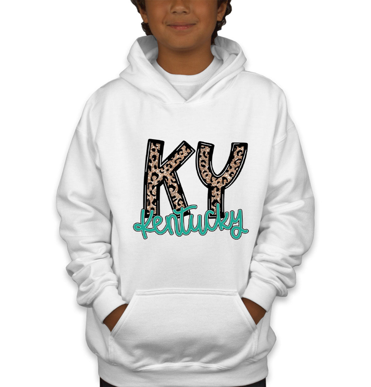 Kentucky State Abbreviation Youth Hoodie