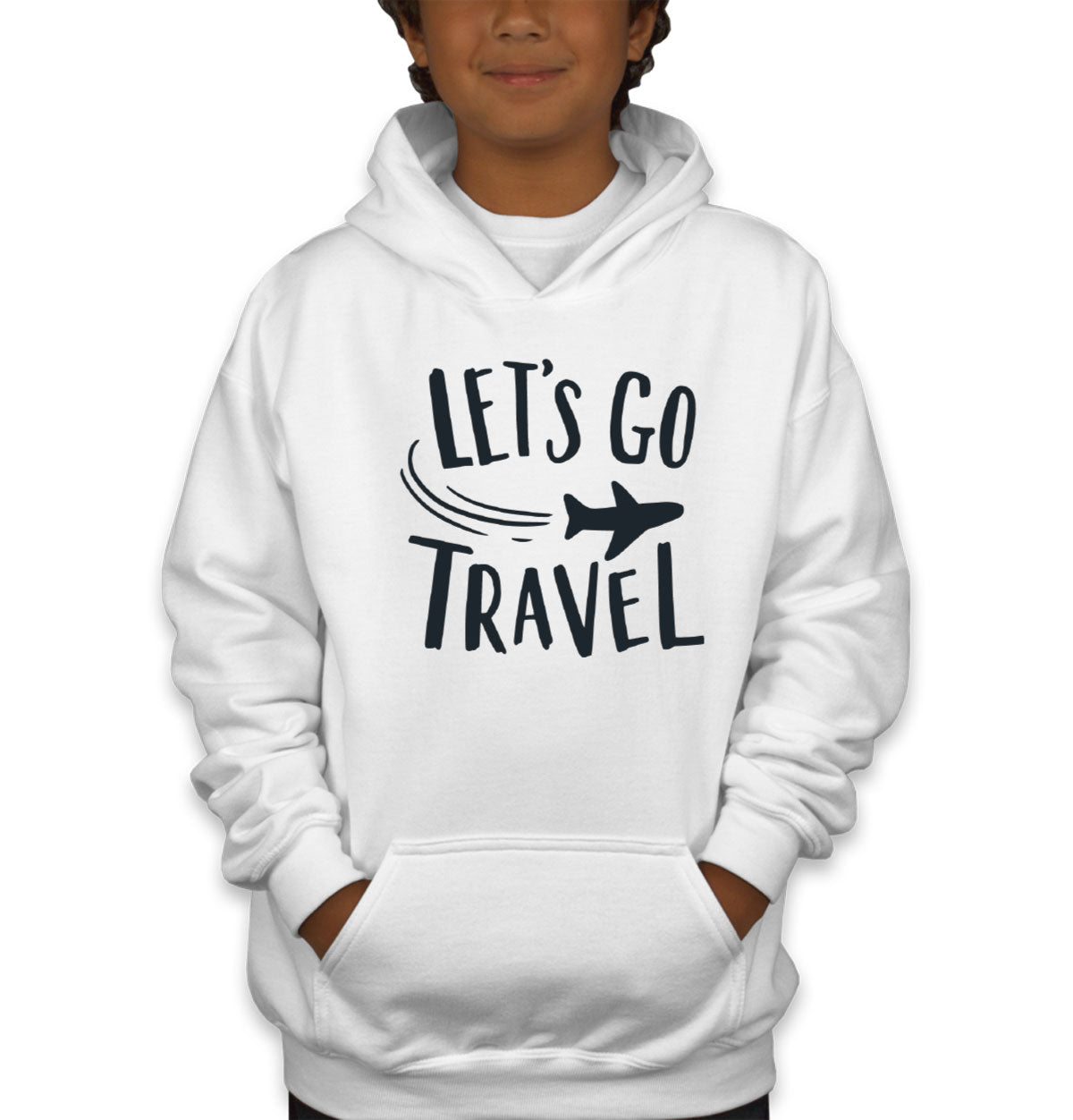 Let's Go Travel Youth Hoodie