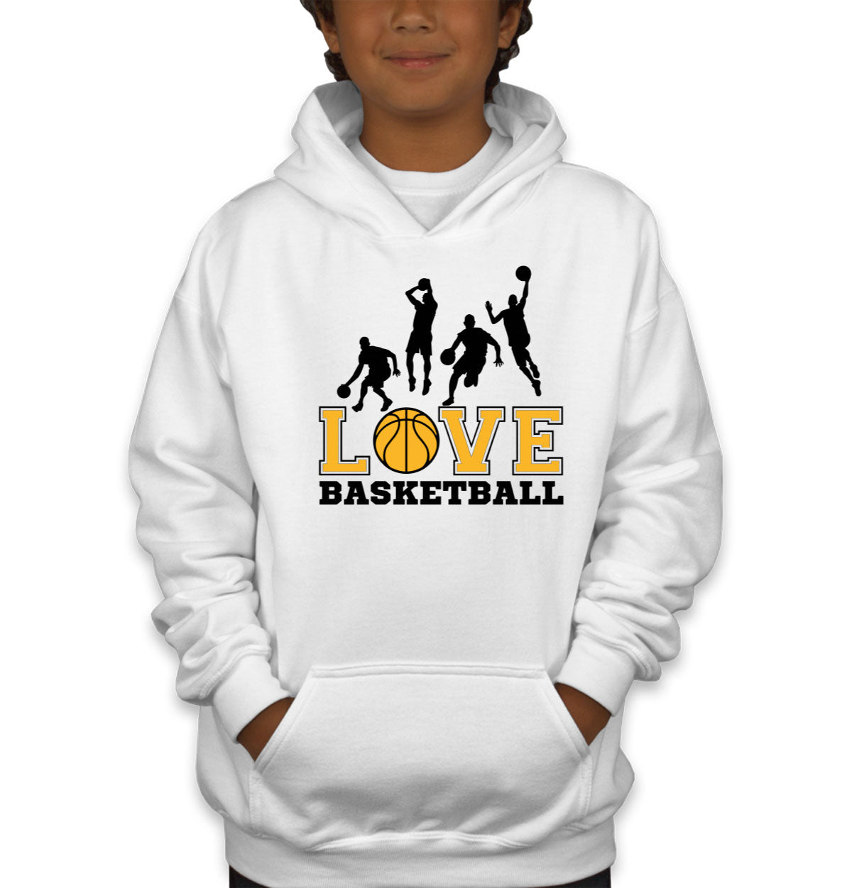 Love Basketball Youth Hoodie