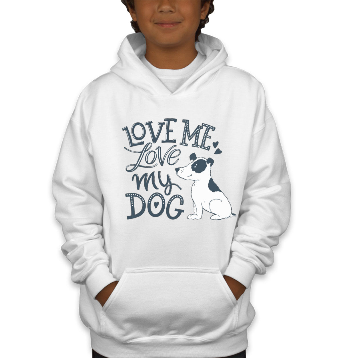 Love Me Love My Dog Youth Hoodie