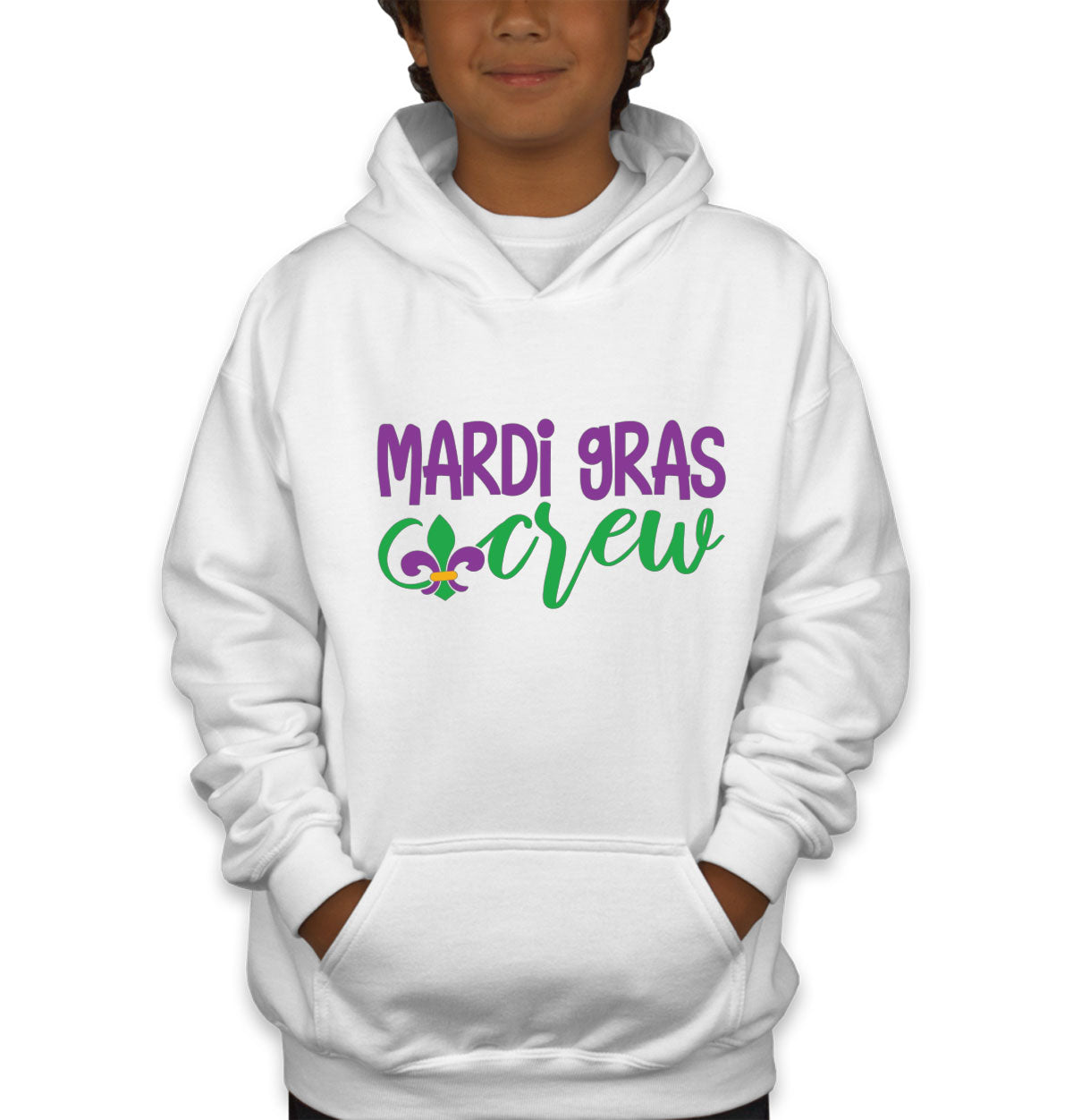 Mardi Gras Crew Youth Hoodie