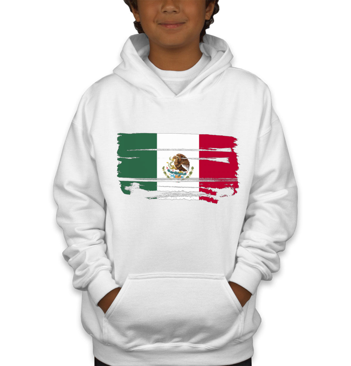 Mexico Flag Youth Hoodie