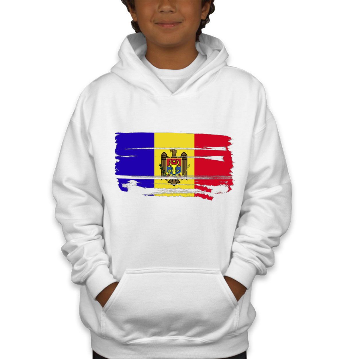 Moldova Flag Youth Hoodie