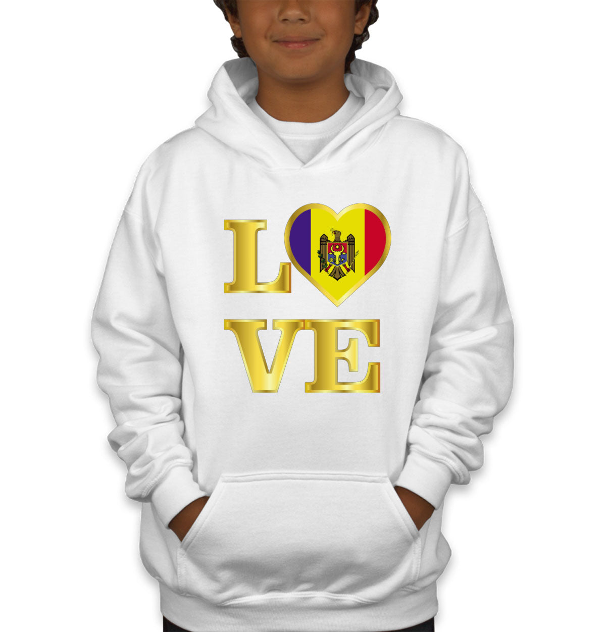 Moldova Love Youth Hoodie