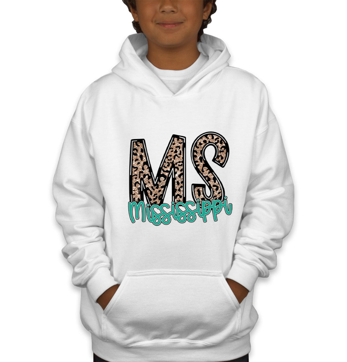 Mississippi State Abbreviation Youth Hoodie