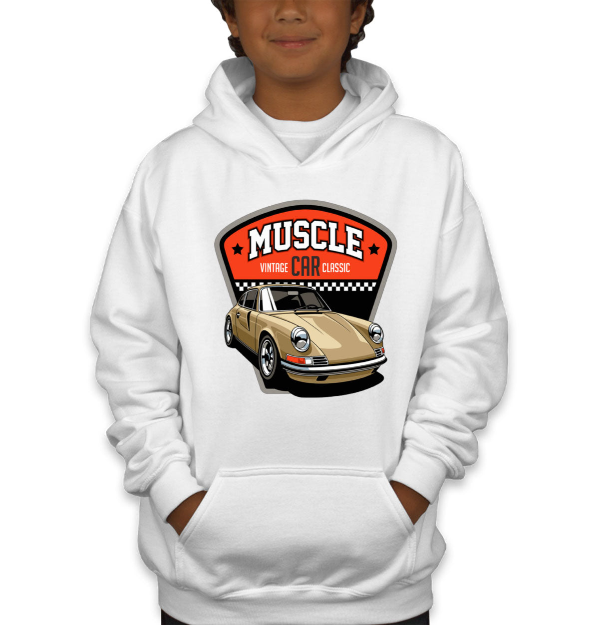 Muscle Car Youth Hoodie